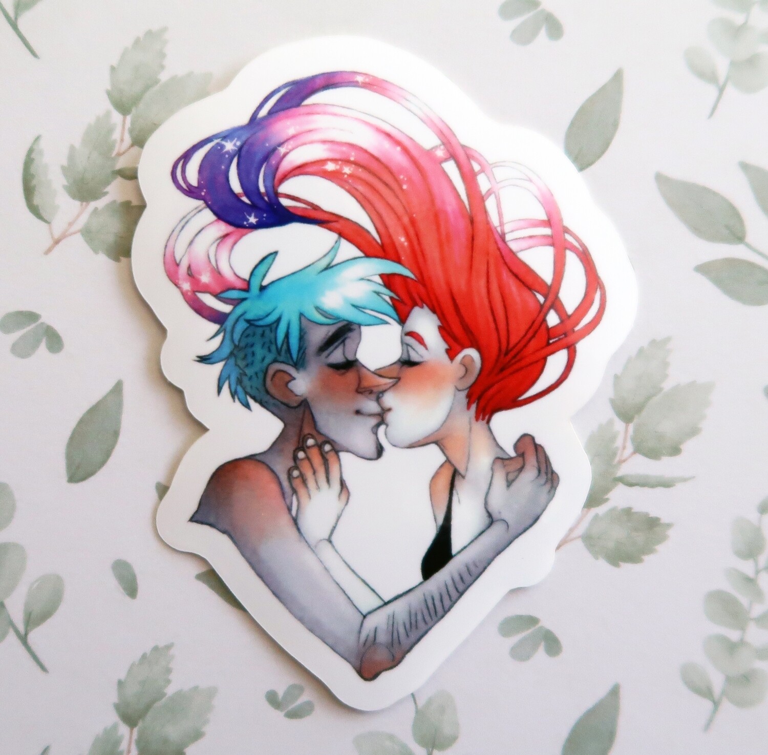 Kiss Sticker