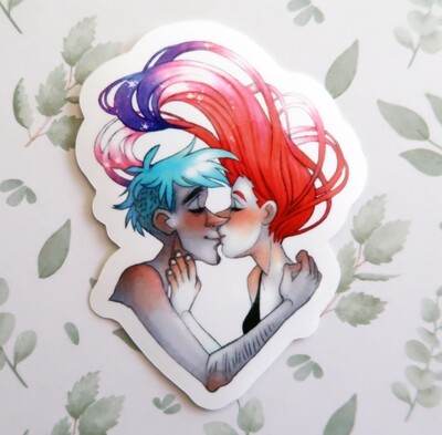 Kiss Sticker