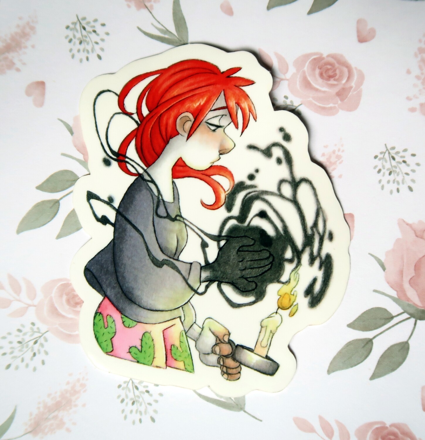 Scribbly Margot Sticker