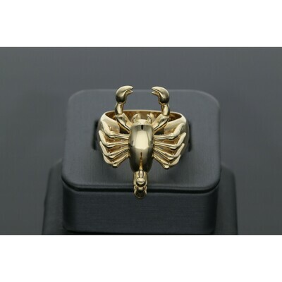 14 karat Gold Scorpion Ring Size 10 W: 7.6g ~ 14 karat Gold Scorpion Ring Size 10 W: 7.6g ~
