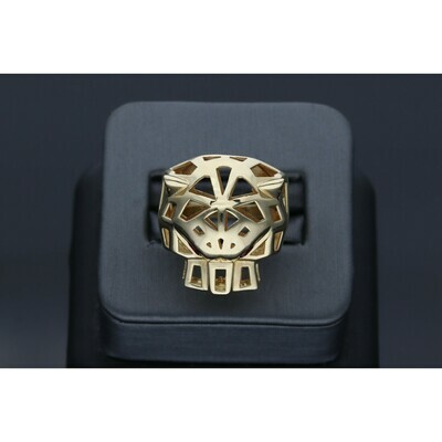 14 Karat Gold & Zirconium Panther Ring 14 Karat Gold & Zirconium Panther Ring