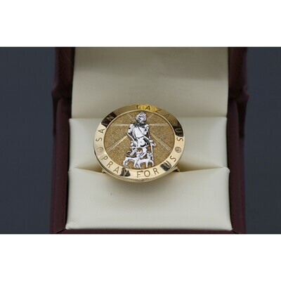 10 karat Gold Two Tone St. Lazarus Ring 10 karat Gold Two Tone St. Lazarus Ring
