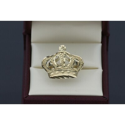 10 karat Gold Crown Ring Size 7 W: 3.2 ~ 10 karat Gold Crown Ring Size 7 W: 3.2 ~