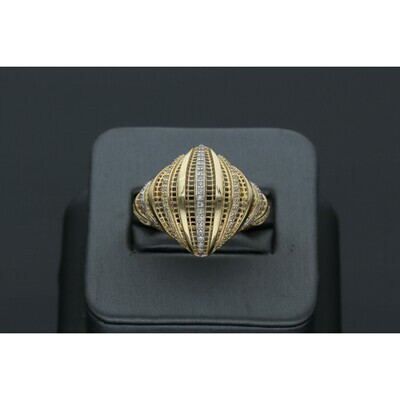 14 Karat Gold & Zirconium Filigrana Ring 14 Karat Gold & Zirconium Filigrana Ring