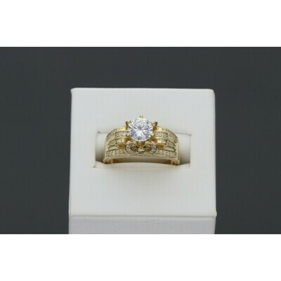 10 karat Gold & Zirconium Princess Ring 10 karat Gold & Zirconium Princess Ring