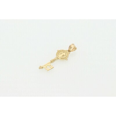10 Karat Gold St. Benito Key Charm 10 Karat Gold St. Benito Key Charm