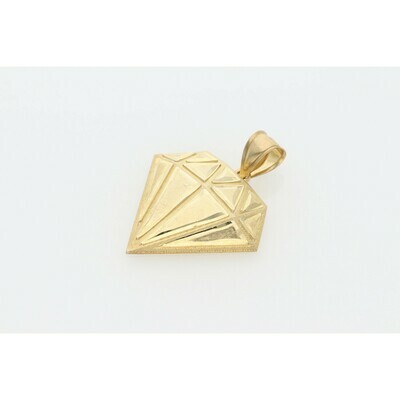 10 Karat Gold Diamond Shape Charm 10 Karat Gold Diamond Shape Charm