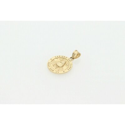 10 karat Gold Caridad del Cobre Medal 10 karat Gold Caridad del Cobre Medal