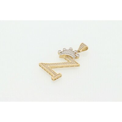 10 karat Gold & Zirconium Letter 10 karat Gold & Zirconium Letter