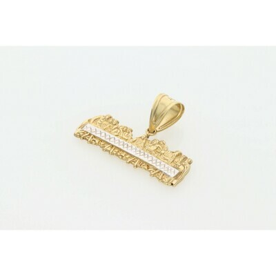 10 Karat Gold Two Tone Last Supper Charm 10 Karat Gold Two Tone Last Supper Charm
