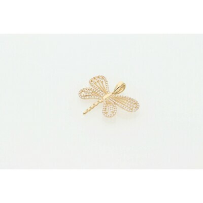 10 Karat Gold & Cz Libra Zodiac Sign Charm W: 3.6 ~ 10 Karat Gold & Cz Libra Zodiac Sign Charm W: 3.6 ~