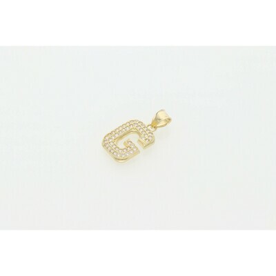 10 Karat Gold & Cz Letter 10 Karat Gold & Cz Letter