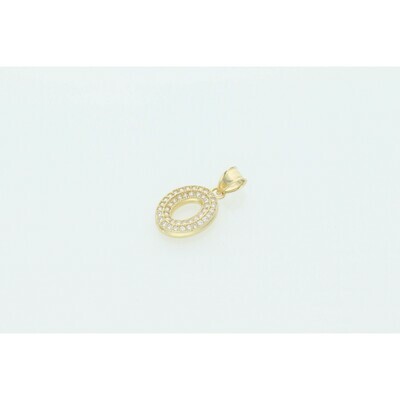 10 karat Gold & Zirconium Letter 10 karat Gold & Zirconium Letter