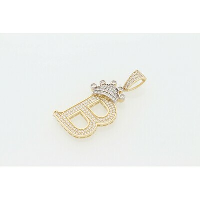 10 karat Gold & Zirconium Letter Crown 10 karat Gold & Zirconium Letter Crown