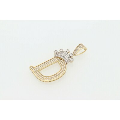 10 karat Gold & Cz Letter 10 karat Gold & Cz Letter