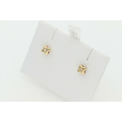 14 karat Gold & Diamonds Square G-VS2 Earrings 14 karat Gold & Diamonds Square G-VS2 Earrings