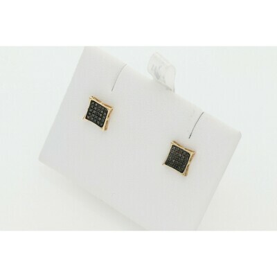 10 Karat Gold & Diamond BKD Kite Earrings 10 Karat Gold & Diamond BKD Kite Earrings