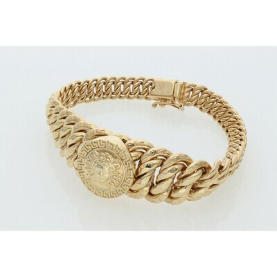 10 karat Gold Princess Medusa Style Bracelet 10 karat Gold Princess Medusa Style Bracelet