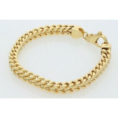 10 Karat Gold Franco Bracelet
