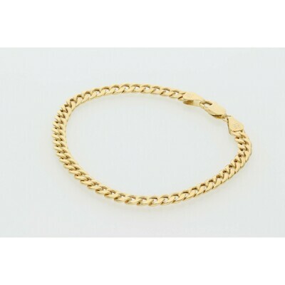 10 Karat Gold Miami Cuban Link Bracelet 4 Millimeters
