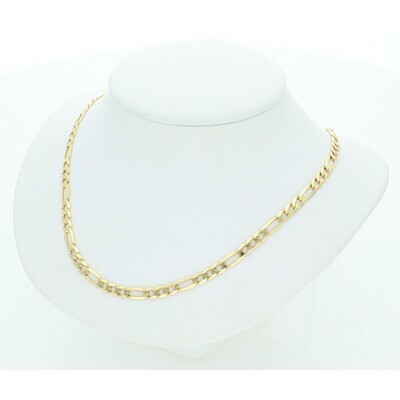 10 Karat Solid Gold Figaro Chain 3.6mm x 24 10 Karat Solid Gold Figaro Chain 3.6mm x 24