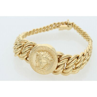 10 Karat Gold Medusa Princess Bracelet 10 Karat Gold Medusa Princess Bracelet