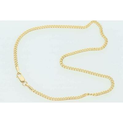 10 Karat Solid Gold Miami Cuban Link Anklet 10 Karat Solid Gold Miami Cuban Link Anklet