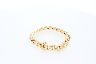 10 Karat Gold Miami Cuban Link Bracelet 14mm 10 Karat Gold Miami Cuban Link Bracelet 14mm