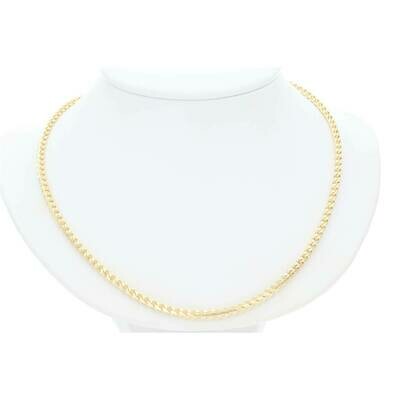 14 Karat Solid Gold Franco Chain 2.4mm x 24 14 Karat Solid Gold Franco Chain 2.4mm x 24