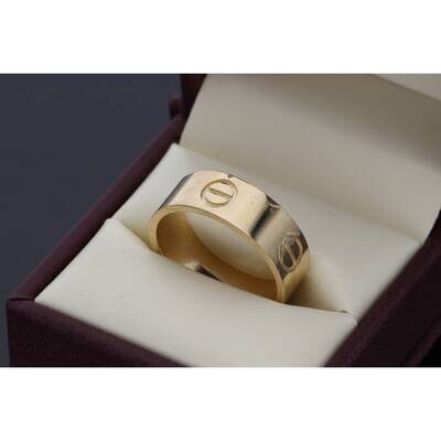 14 Karat Gold Flat Screw head Ring S:11.5 W:6 14 Karat Gold Flat Screw head Ring S:11.5 W:6