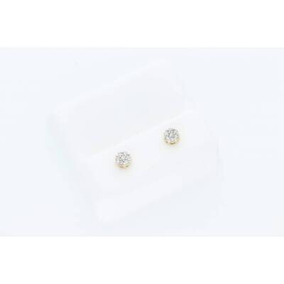 10 Karat Gold YG DN 0.16ctw M25 Diamond Earrings