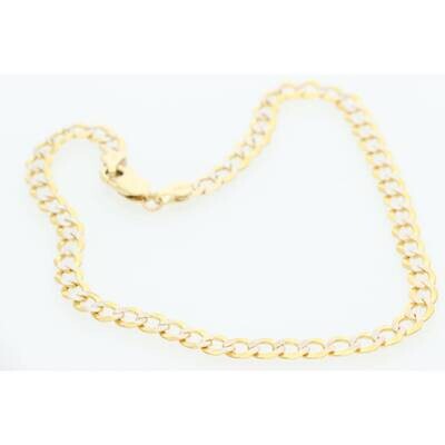 10 Karat Gold Flat Cuban Link 2.9mm x 10.5 10 Karat Gold Flat Cuban Link 2.9mm x 10.5