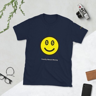 Smiley Money Emoji - Short-Sleeve Unisex T-Shirt