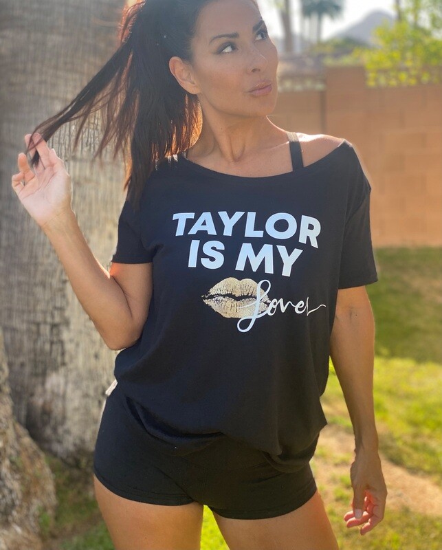 Taylor is my Lover. Wide shoulder flowy tee xs-2xl