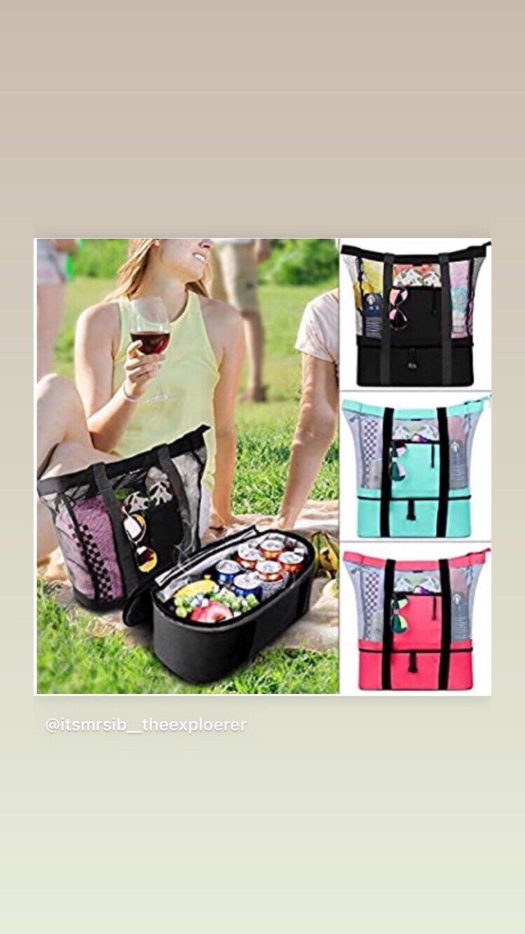 Travel bag with cooler