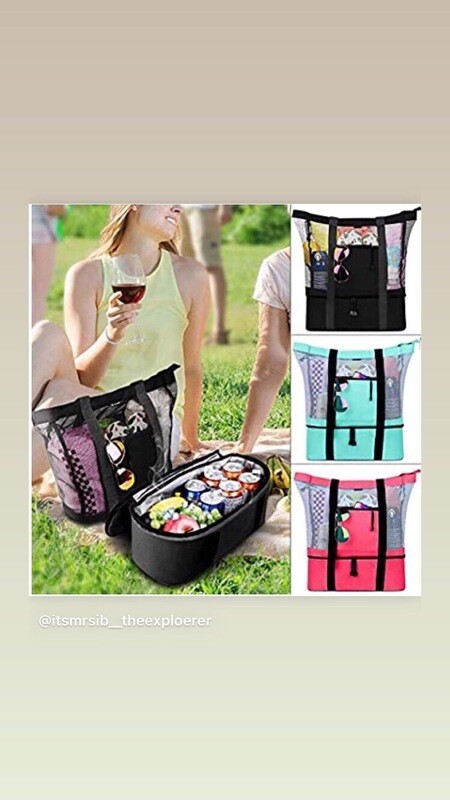Travel bag with cooler