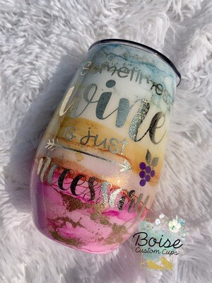 12oz-14oz Wine tumbler