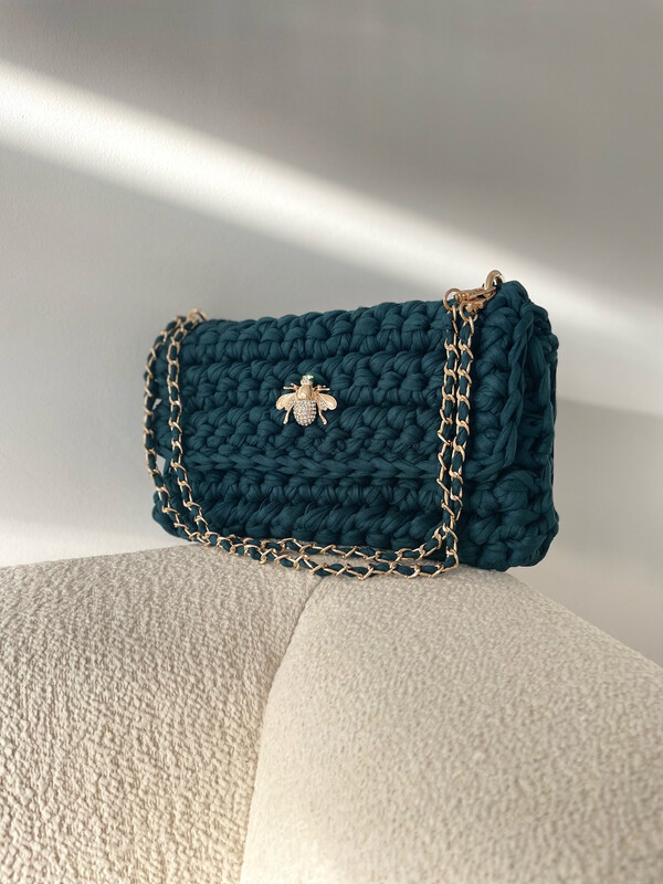 Sac bleu foncé