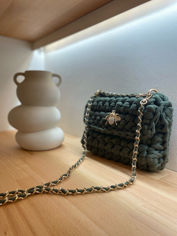 Mini sac vert foncé