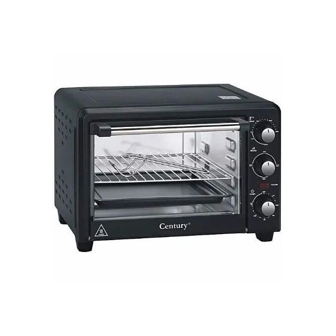 Century 20L Electric Oven + Grill + Toaster &amp; Baker -Black