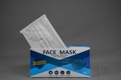 Disposable White Face Mask 3ply Disposable White Face Mask 3ply