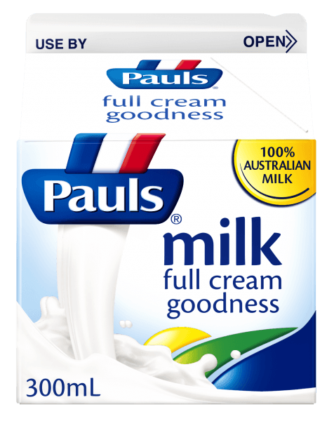 Pauls Full Cream Milk, SIZE: 300ml