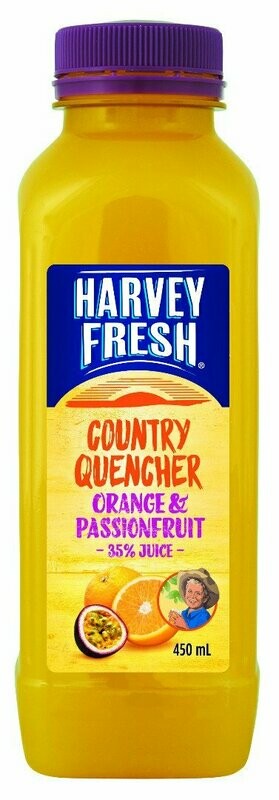 Harvey Fresh Country Quencher Orange and Passionfruit 35%