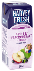Harvey Fresh UHT Apple and Blackcurrant Juice