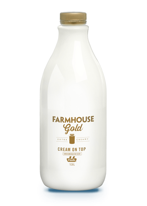 Pauls Farmhouse Gold Cream on Top Unhomogenised Milk