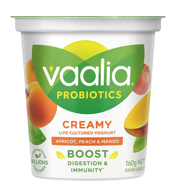 Vaalia Low Fat Apricot, Mango, Peach  | 160g