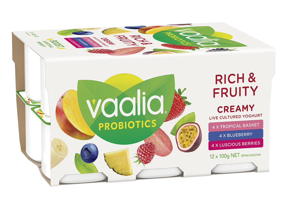 Vaalia Low Fat Rich & Fruity | 12x100g