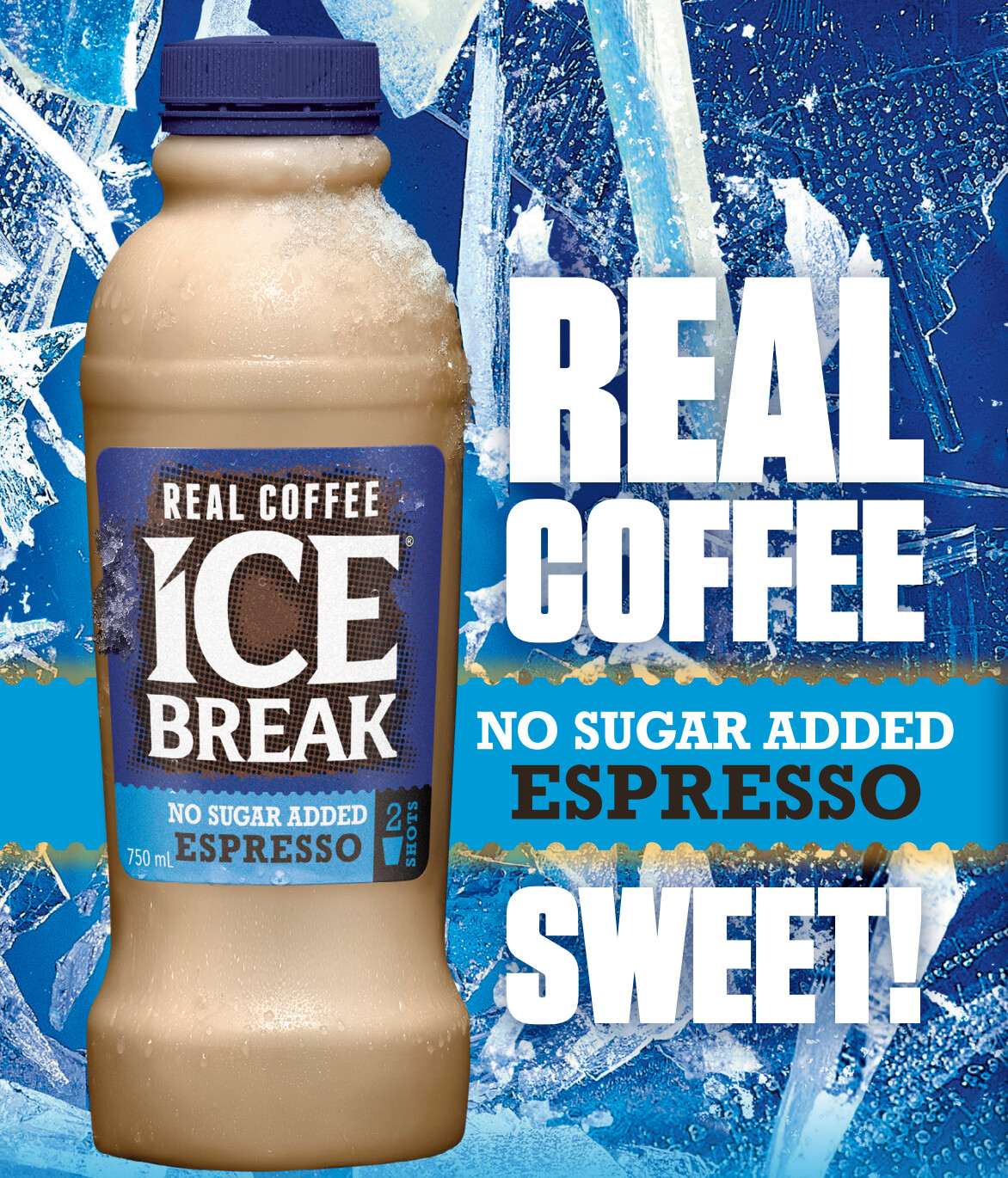 ICEBREAK No Added Sugar Iced Coffee 750ml, SIZE: 750ml