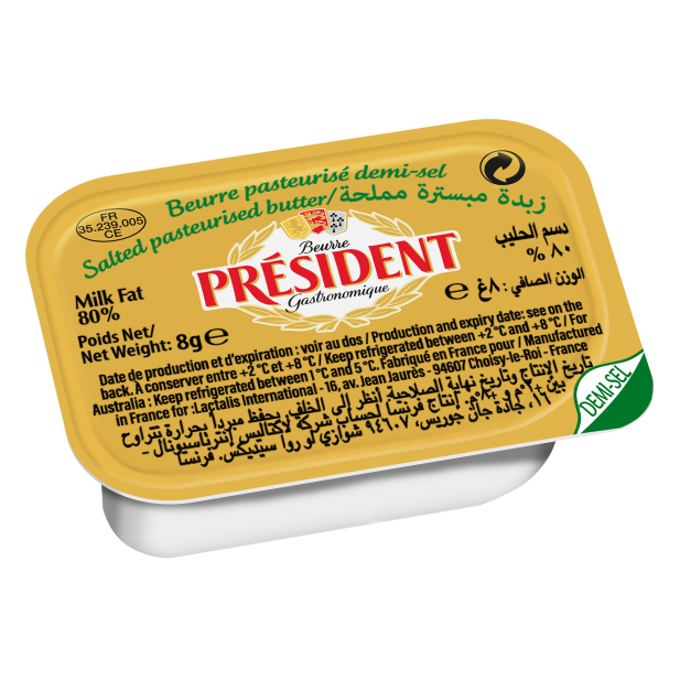 Président Professionnel Cultured Salted Minitub Butter