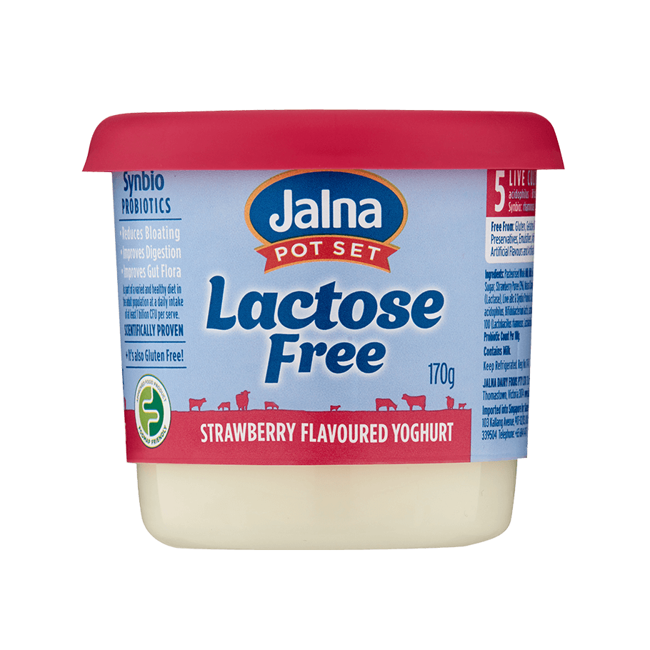Jalna Lactose Free Strawberry Yoghurt 12x170g